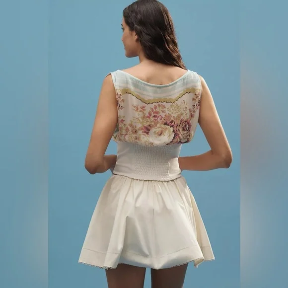 NWT Size L - By Anthropologie Twofer Off-the-Shoulder Scarf Top (NWT US$ 78) - Picture 3 of 15